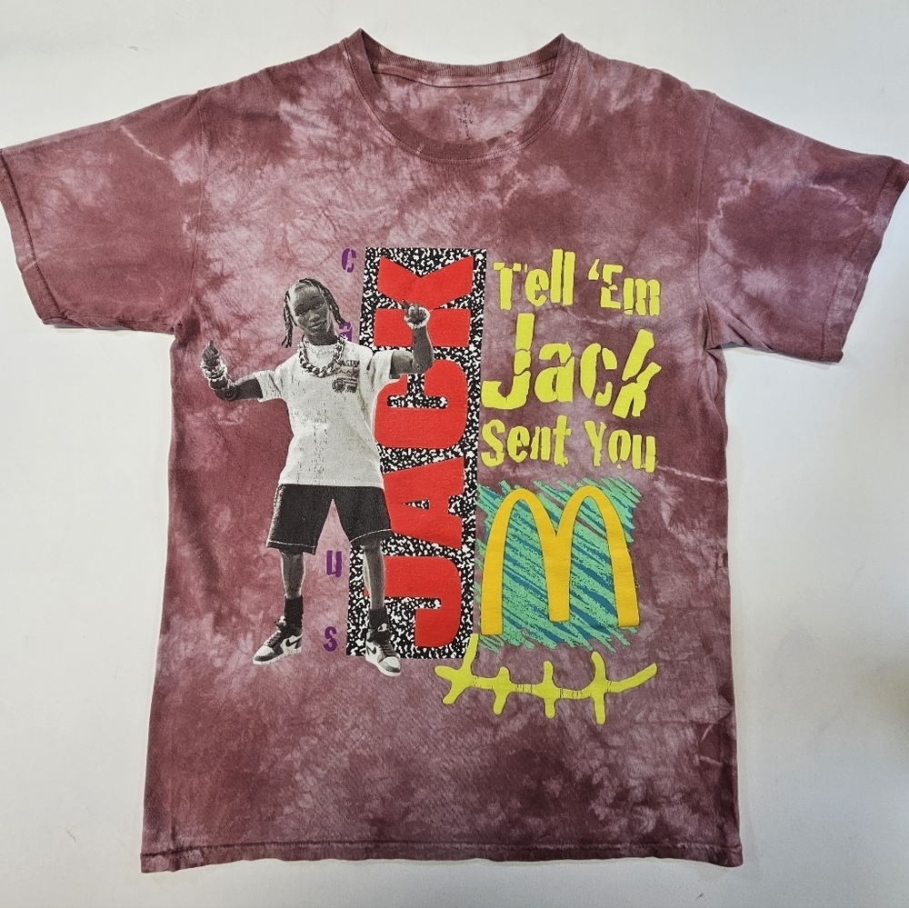 Travis Scott McDonalds Shirt Mens Medium Cactus Jack Tell 'Em Jack Sent You 2020